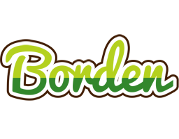 Borden golfing logo