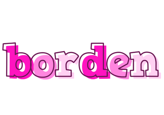 Borden hello logo