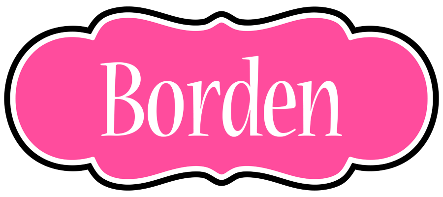 Borden invitation logo