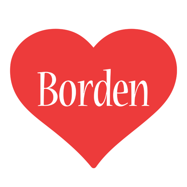 Borden love logo