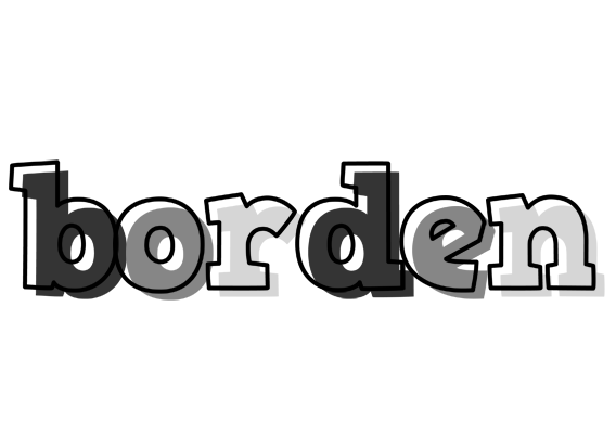 Borden night logo