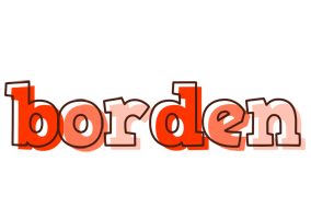 Borden paint logo