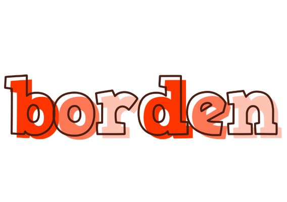 Borden paint logo
