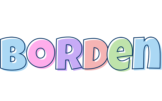 Borden pastel logo