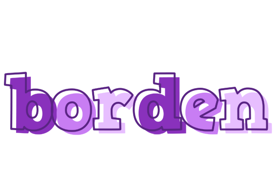 Borden sensual logo