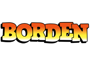 Borden sunset logo