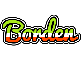 Borden superfun logo