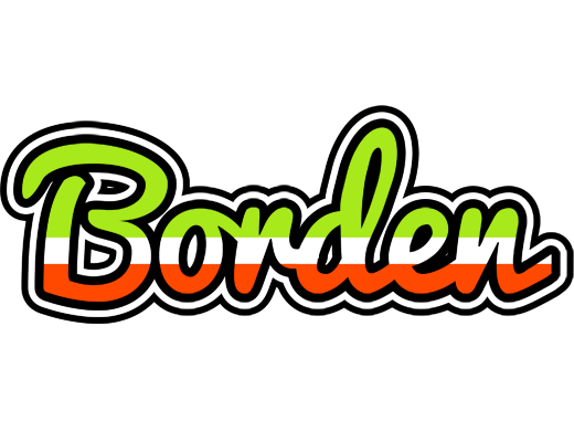 Borden superfun logo