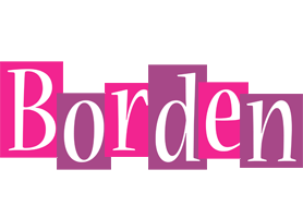 Borden whine logo