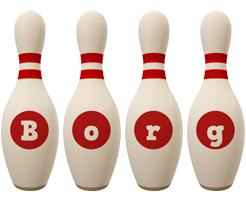 Borg bowling-pin logo