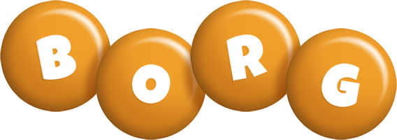 Borg candy-orange logo