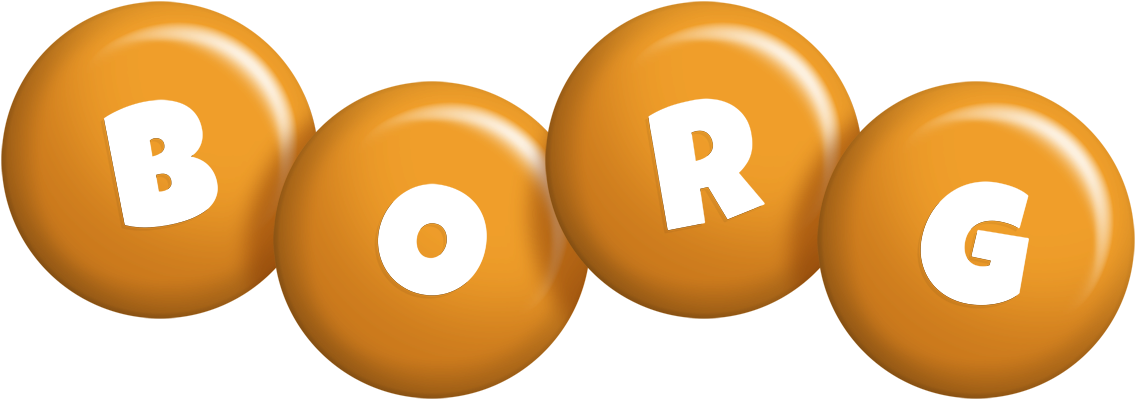 Borg candy-orange logo