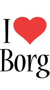 Borg i-love logo