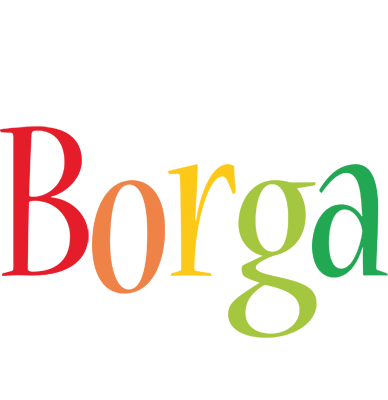 Borga birthday logo