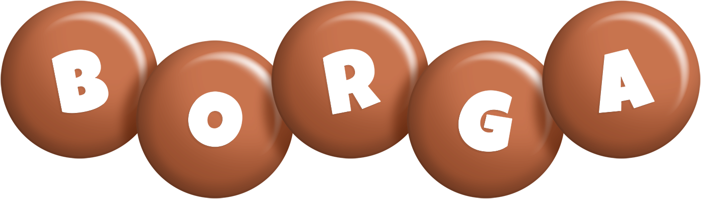 Borga candy-brown logo