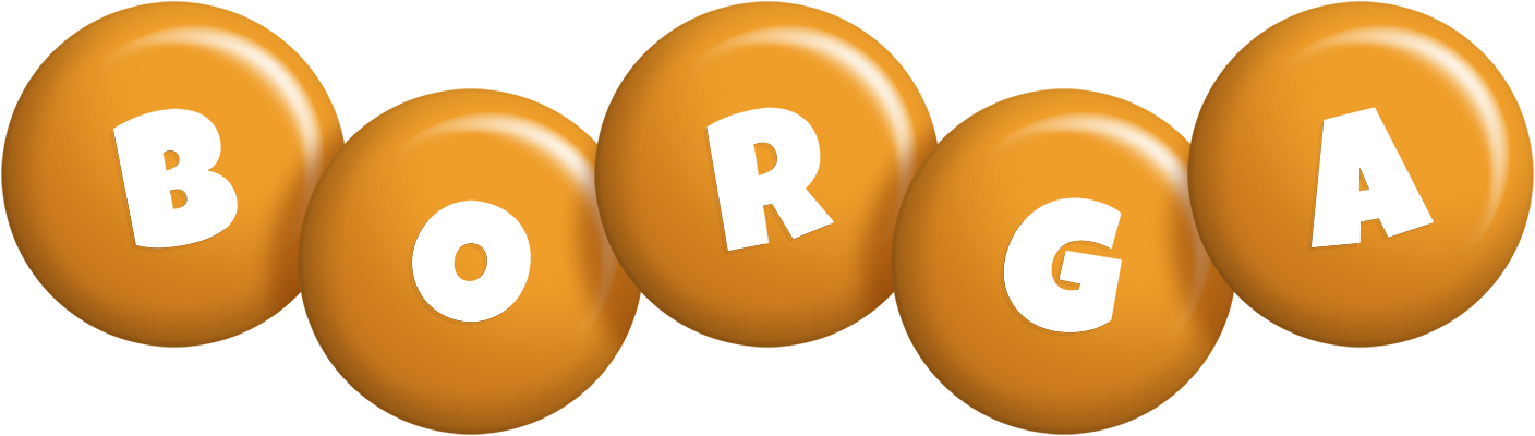 Borga candy-orange logo
