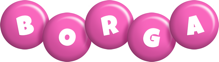 Borga candy-pink logo