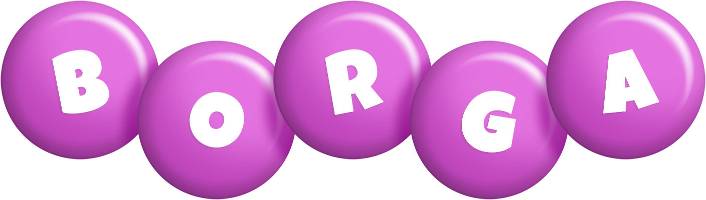 Borga candy-purple logo