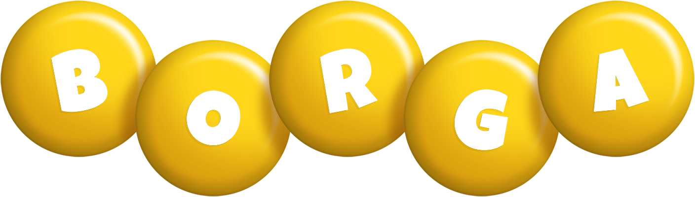 Borga candy-yellow logo