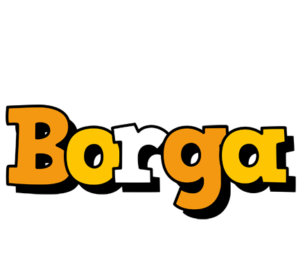 Borga cartoon logo