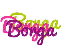 Borga flowers logo