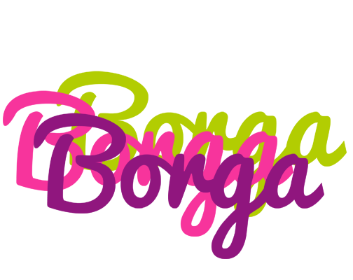 Borga flowers logo