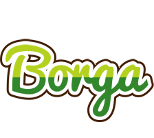 Borga golfing logo