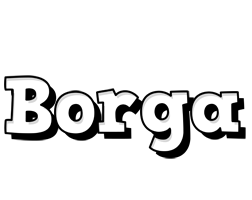 Borga snowing logo