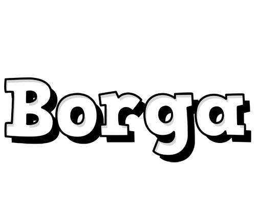 Borga snowing logo