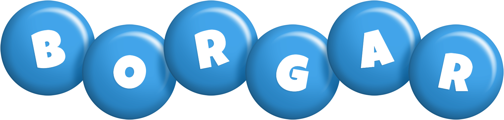 Borgar candy-blue logo