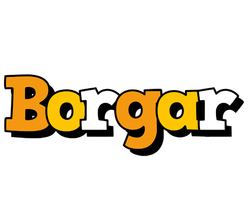 Borgar cartoon logo