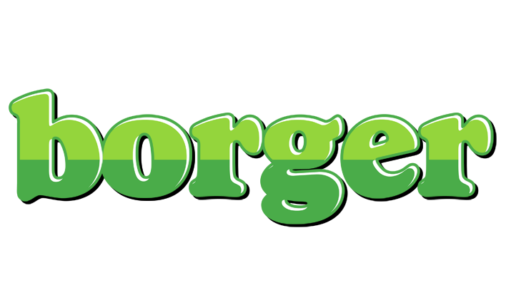 Borger apple logo