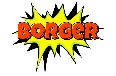 Borger bigfoot logo