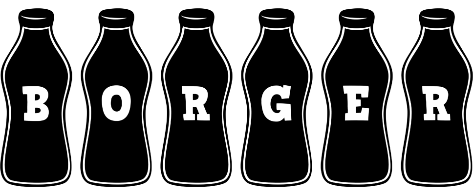Borger bottle logo