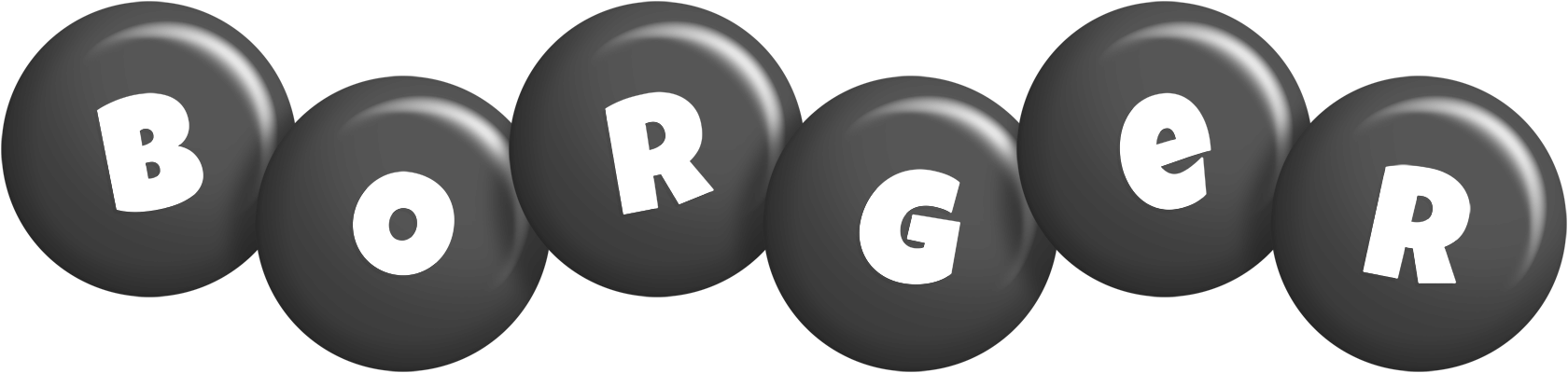 Borger candy-black logo