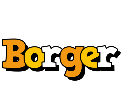 Borger cartoon logo