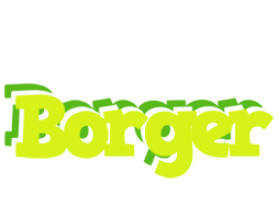 Borger citrus logo