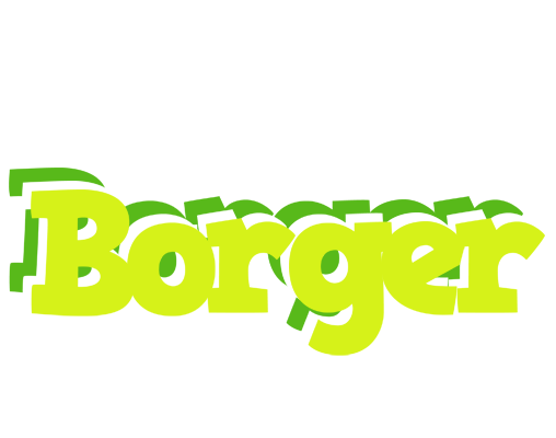Borger citrus logo