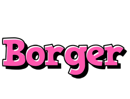 Borger girlish logo