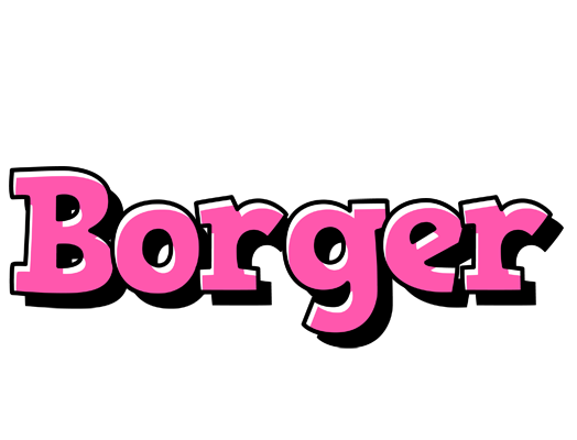 Borger girlish logo