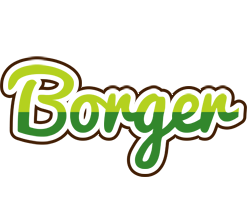 Borger golfing logo