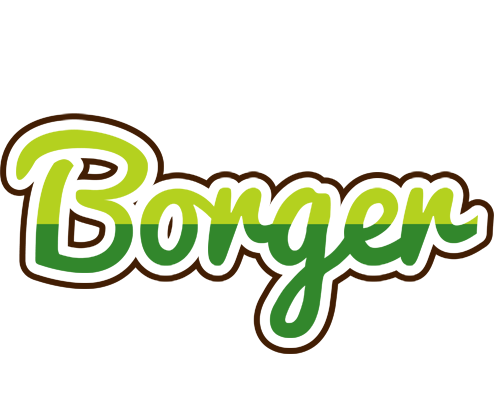 Borger golfing logo