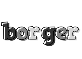 Borger night logo