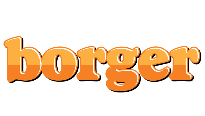 Borger orange logo