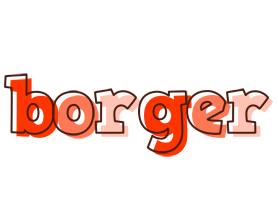 Borger paint logo