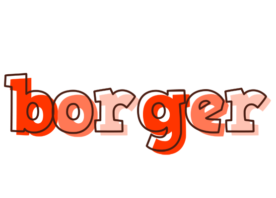 Borger paint logo