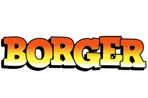 Borger sunset logo