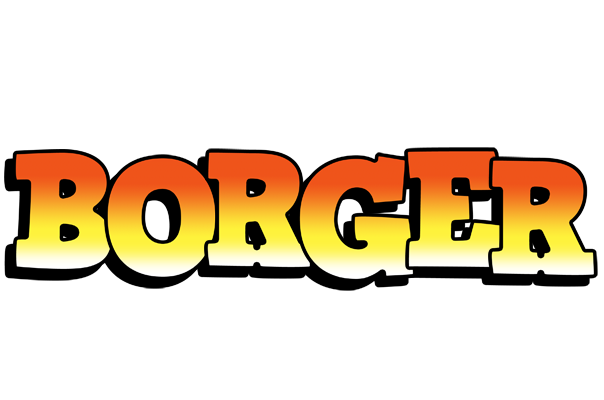 Borger sunset logo