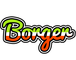 Borger superfun logo