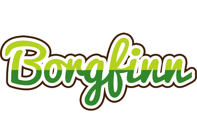 Borgfinn golfing logo